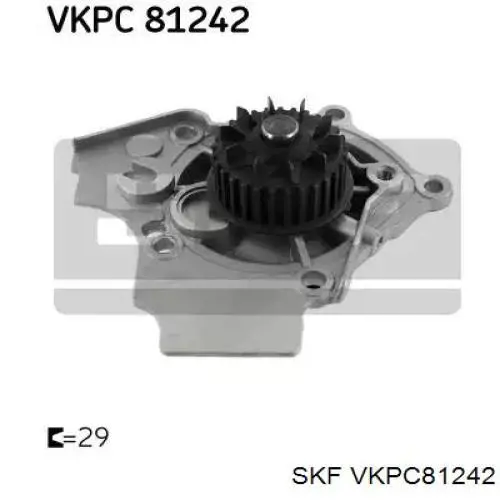 Bomba de agua VKPC81242 SKF