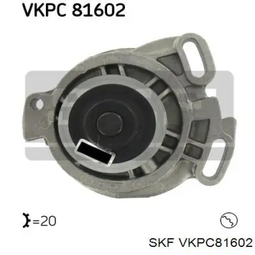 VKPC81602 SKF помпа