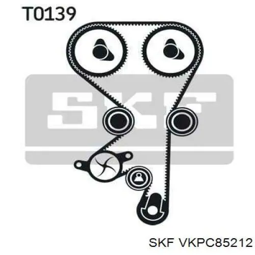 Помпа охлаждения SKF VKPC85212 цена, от 25.43 USD