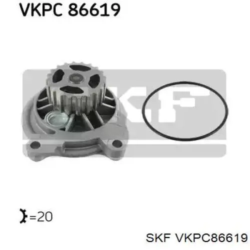 VKPC86619 SKF