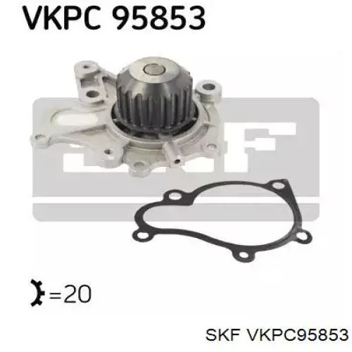VKPC95853 SKF помпа