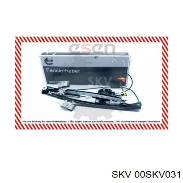 Механизм стеклоподъемника двери передней левой 00SKV031 SKV