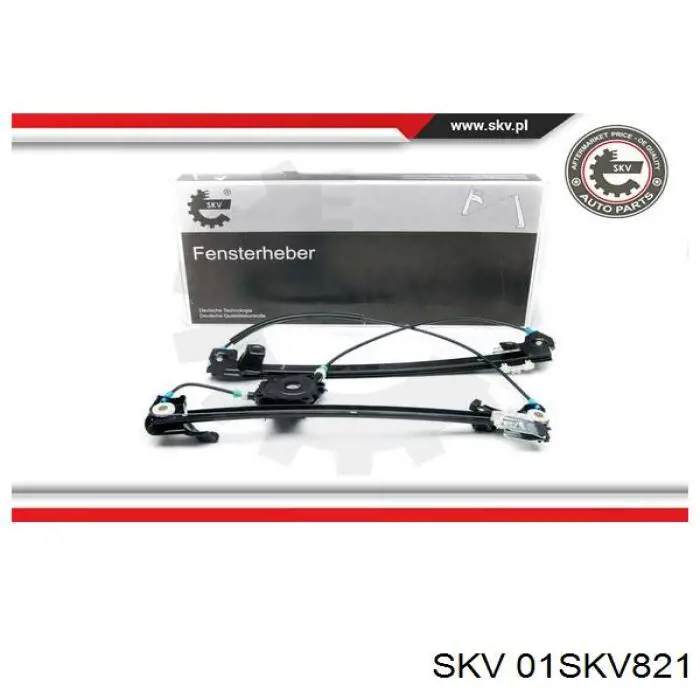 Механизм стеклоподъемника водительской двери SKV 01SKV821 цена, от 52.98 USD