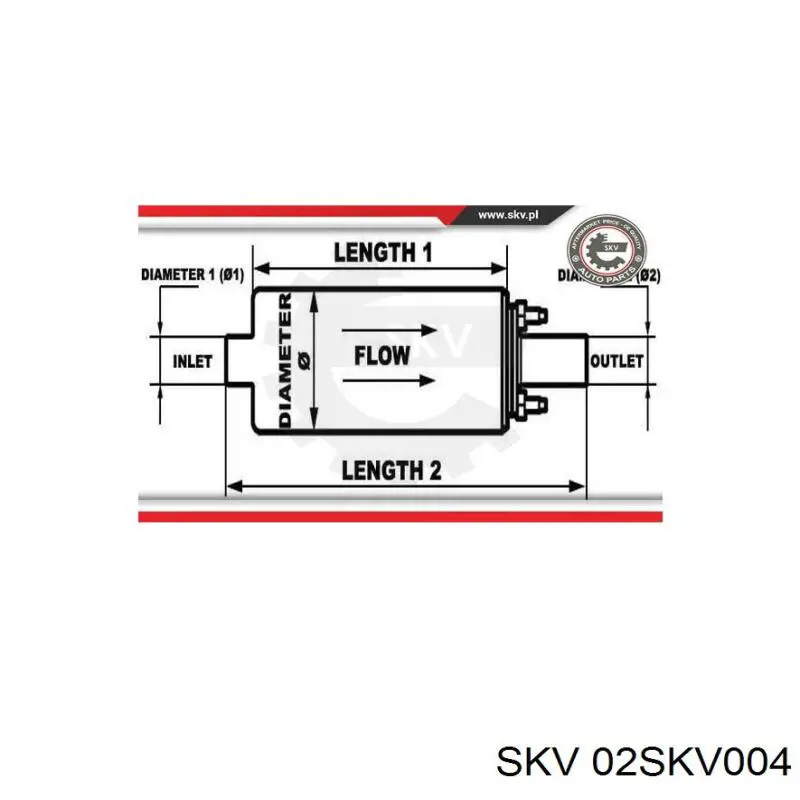 Топливный насос электрический погружной 02SKV004 SKV