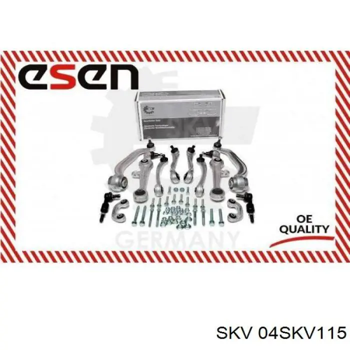 04SKV115 SKV kit de braços oscilantes de suspensão dianteira