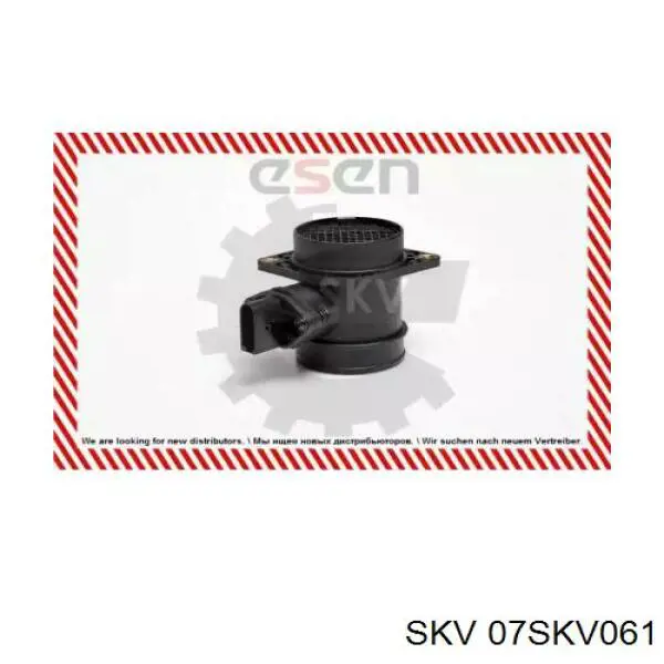 07SKV061 SKV sensor de fluxo (consumo de ar, medidor de consumo M.A.F. - (Mass Airflow))