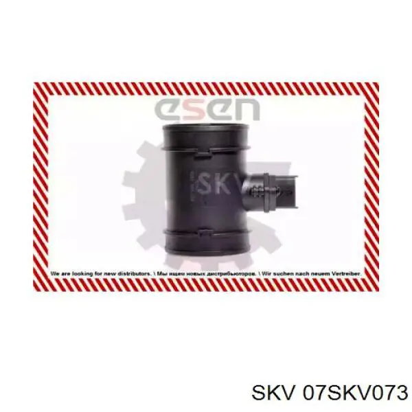 07SKV073 SKV sensor de fluxo (consumo de ar, medidor de consumo M.A.F. - (Mass Airflow))