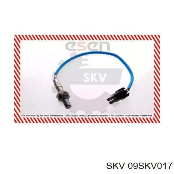 09SKV017 SKV лямбда-зонд, датчик кислорода до катализатора