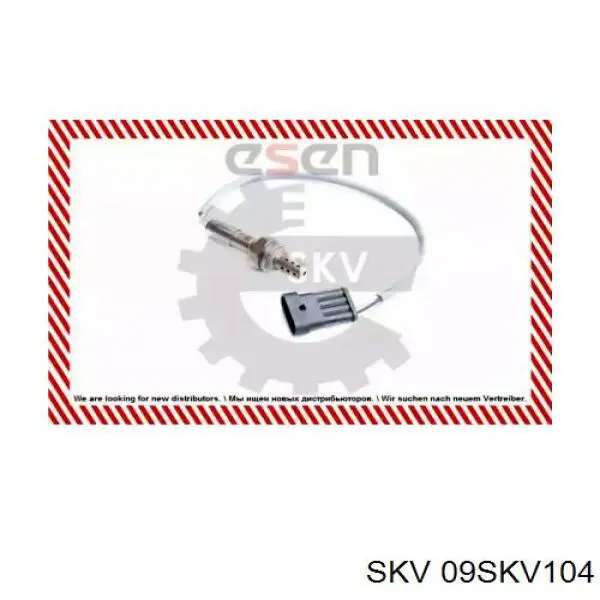 09SKV104 SKV лямбда-зонд, датчик кислорода до катализатора