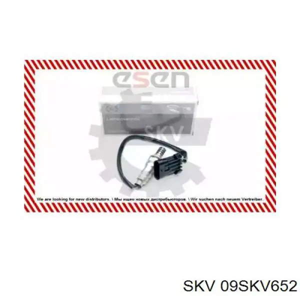09SKV652 SKV лямбда-зонд, датчик кислорода до катализатора