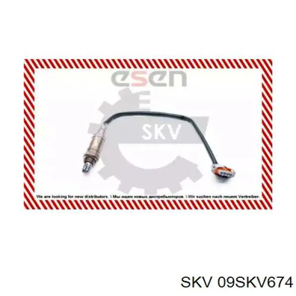 09SKV674 SKV лямбда-зонд, датчик кислорода до катализатора