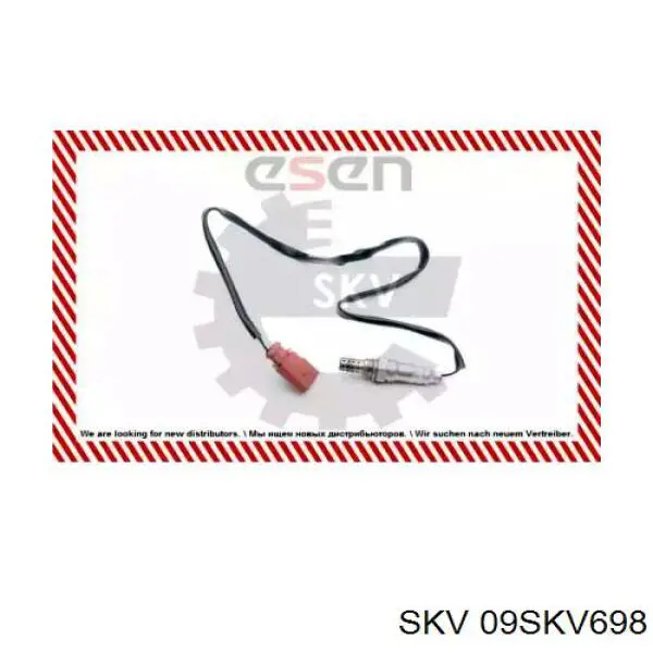 09SKV698 SKV sonda lambda, sensor de oxigênio até o catalisador