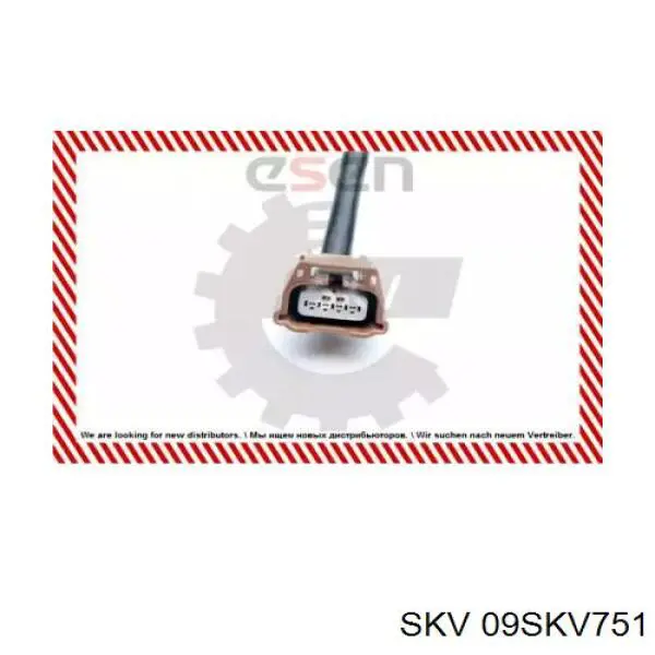 09SKV751 SKV лямбда-зонд, датчик кислорода до катализатора