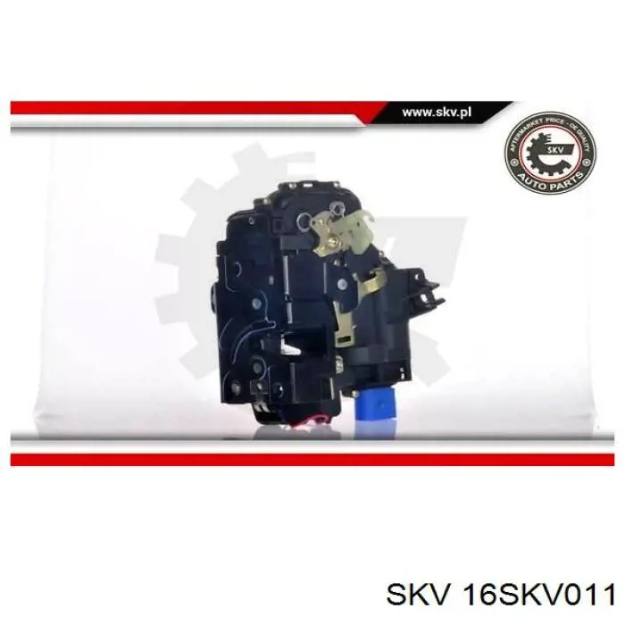 Замок водительской двери 16SKV011 SKV
