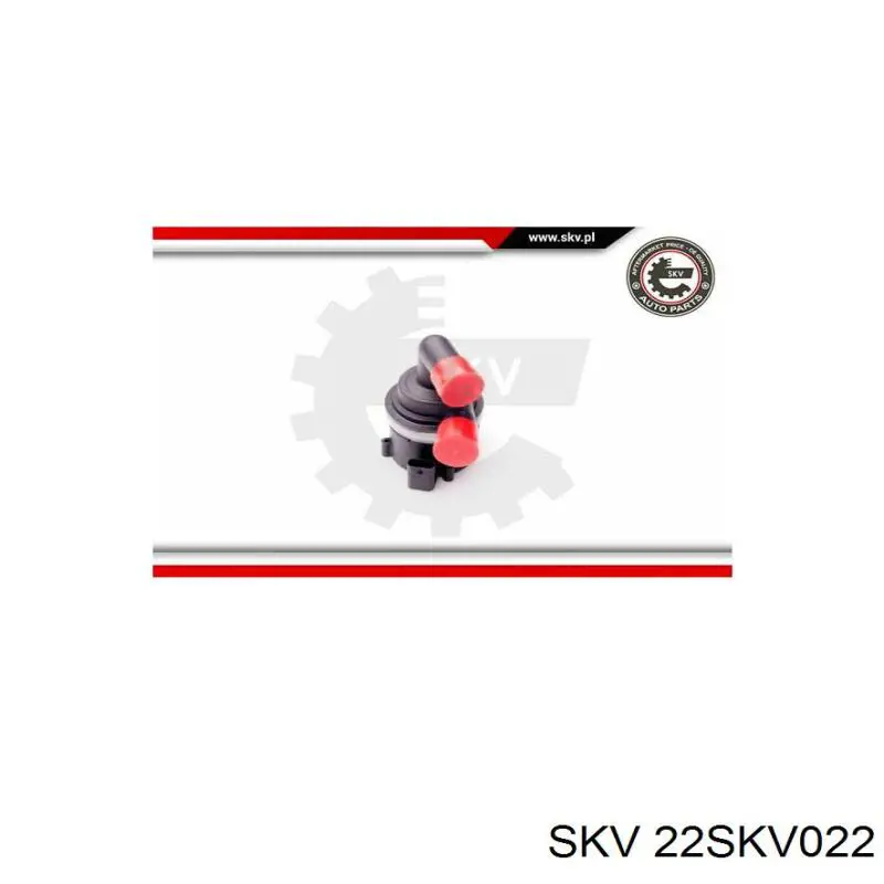 22SKV022 SKV Водяной насос охлаждения электрический дополнительный