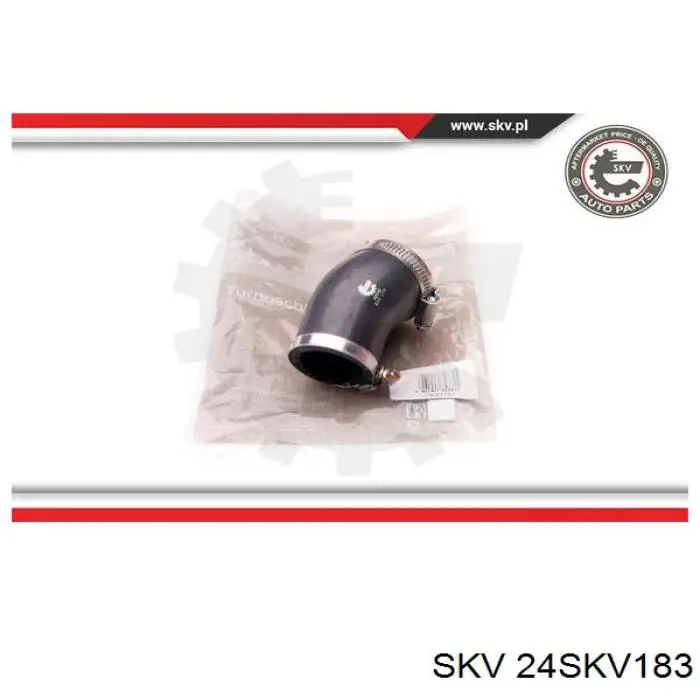 24SKV183 SKV mangueira (cano derivado superior de intercooler)