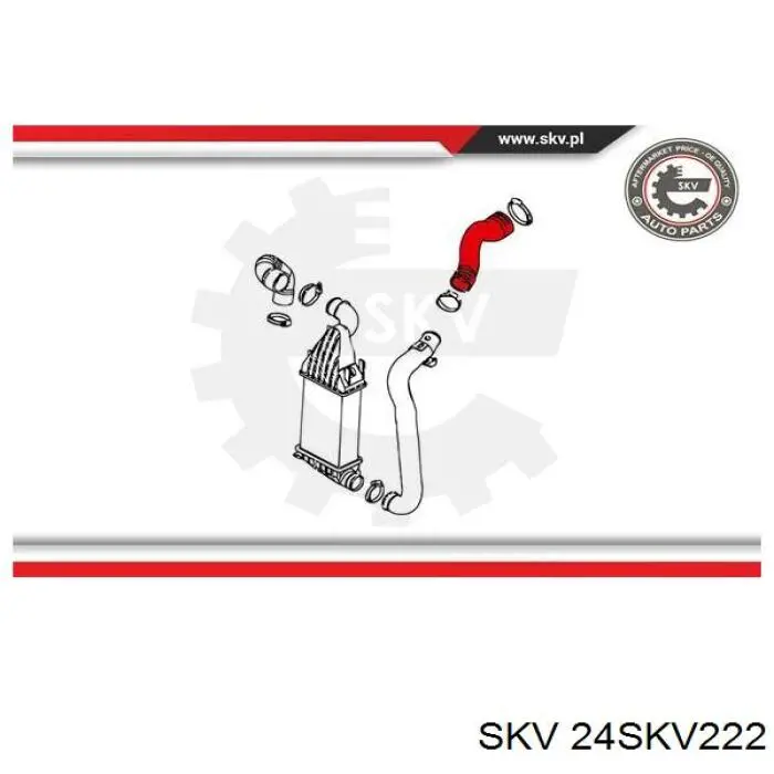Патрубок интеркулера 6302608 Opel