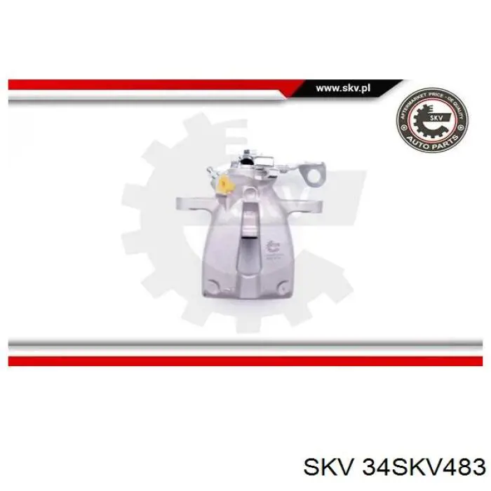 34SKV483 SKV суппорт тормозной задний левый