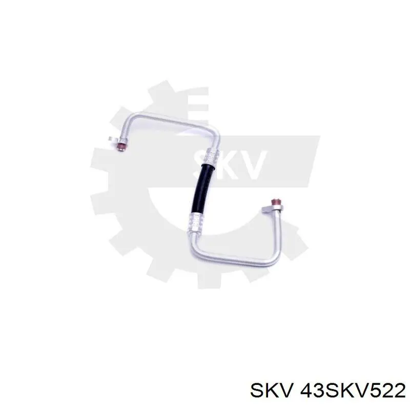 Трубка кондиционера от компрессора к радиатору Renault (RVI) 8200681254