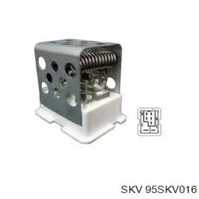 Купить 95SKV016 SKV Регулятор оборотов вентилятора печки