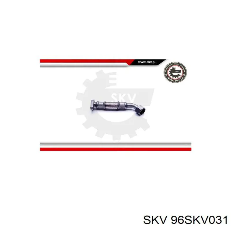 Трубка (шланг) отвода масла от турбины 96SKV031 SKV