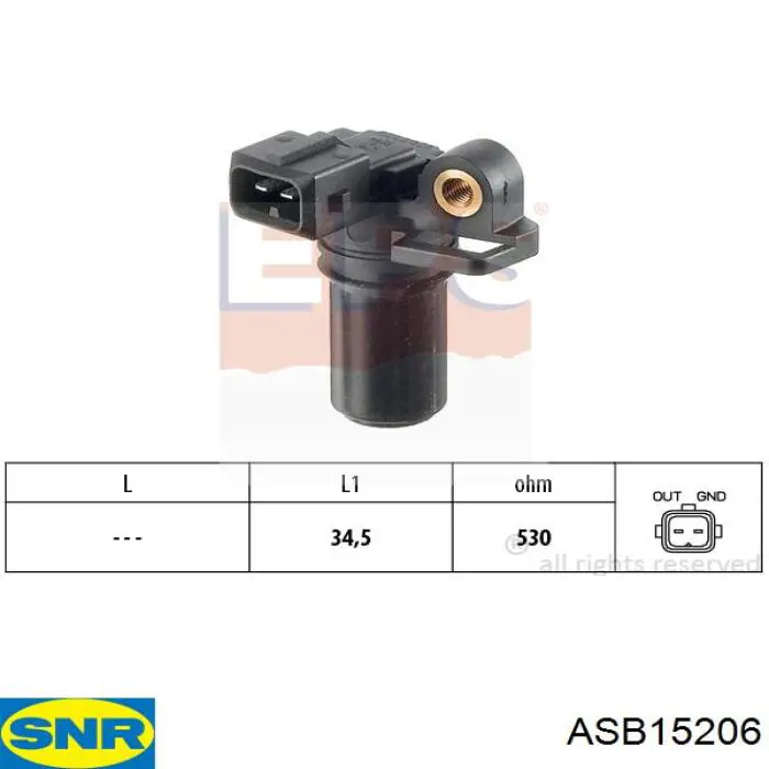 Купить FT80553 Fast Датчик АБС задний