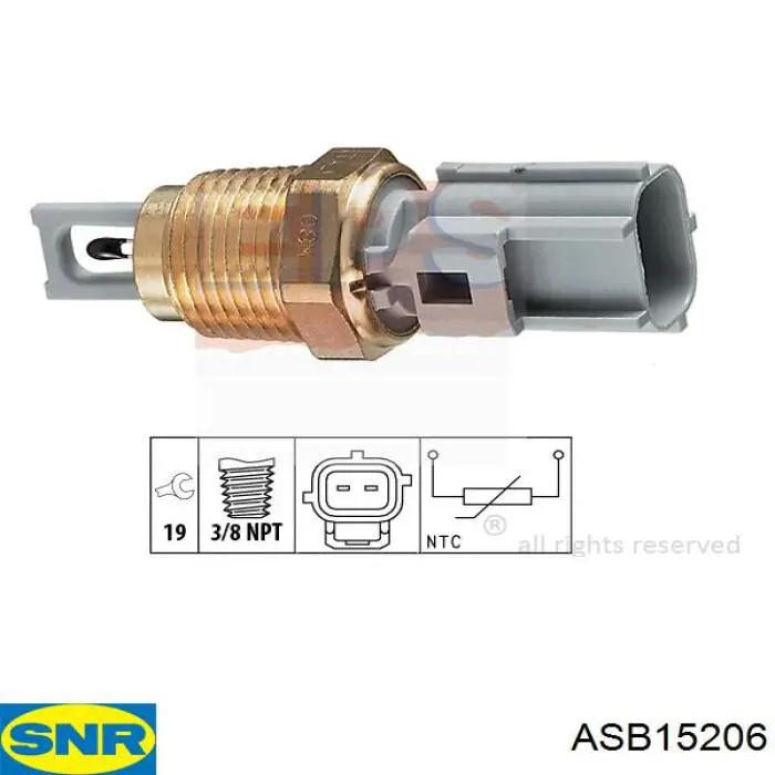 Датчик АБС задний FT80553 Fast