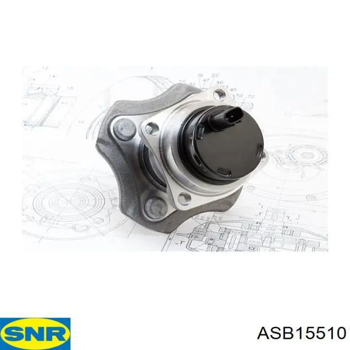 Купить ASB15510 SNR Датчик АБС (ABS) передний