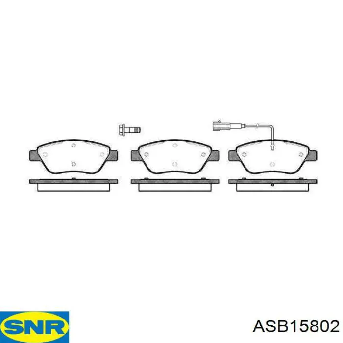 ASB15802 SNR Сенсор АБС