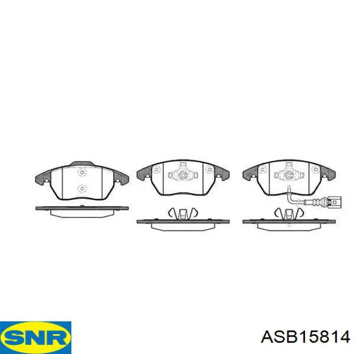 Купить ASB15814 SNR Датчик АБС задний