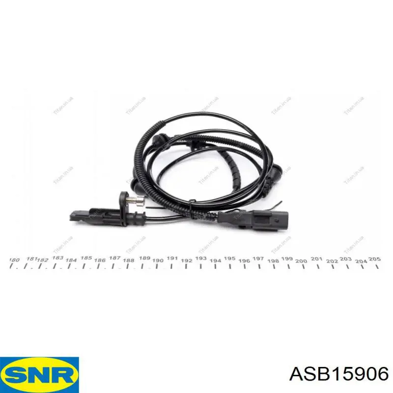 ASB15906 SNR Датчик АБС (ABS) задний