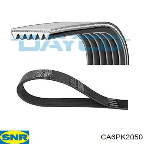 Клиновый ремень SNR CA6PK2050 цена, от 12.77 USD