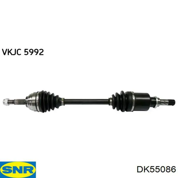 DK55086 SNR Полуось передняя левая