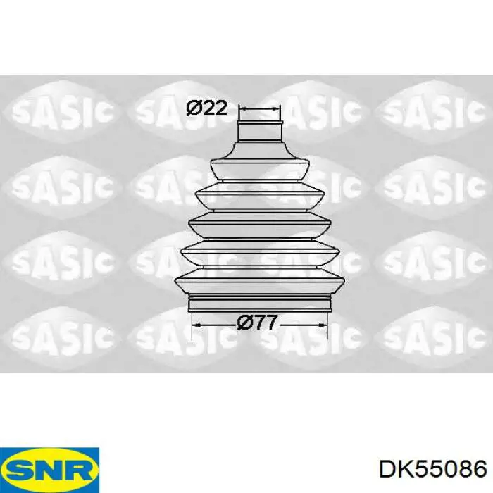 Привод передний левый SNR DK55086 цена, от 67.48 USD