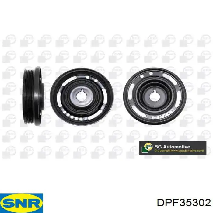 Шкив коленвала (демпфер) SNR DPF35302 цена, от 31.16 USD