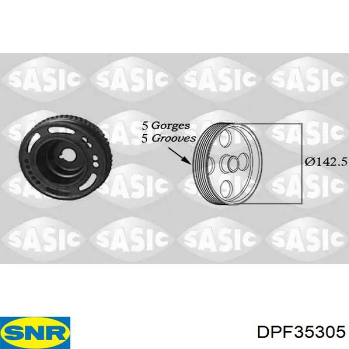 DPF35305 SNR шкив коленвала