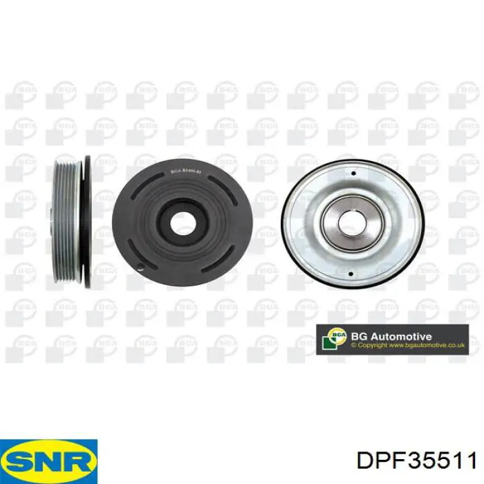Шкив коленвала (демпфер) SNR DPF35511 цена, от 70.50 USD