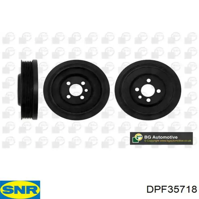 Шкив коленвала (демпфер) SNR DPF35718 цена, от 103.32 USD