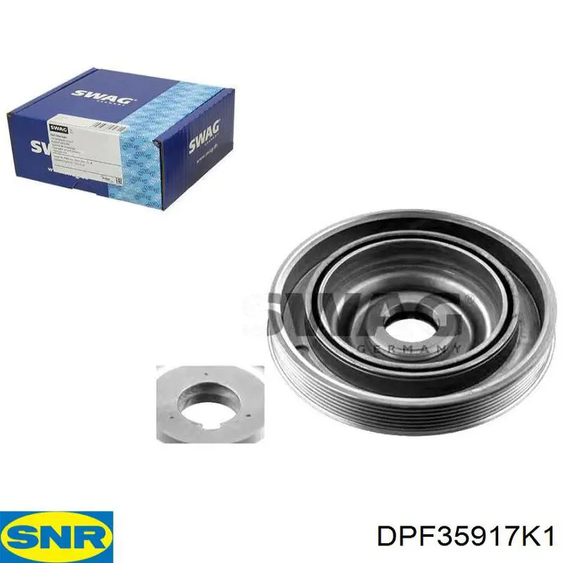 Шкив коленвала (демпфер) SNR DPF35917K1 цена, от 40.65 USD