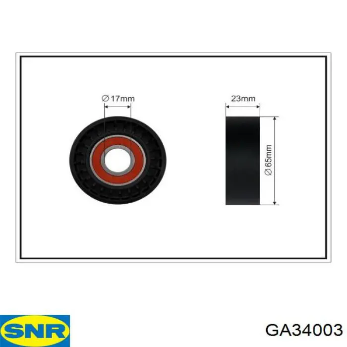GA34003 SNR натяжной ролик