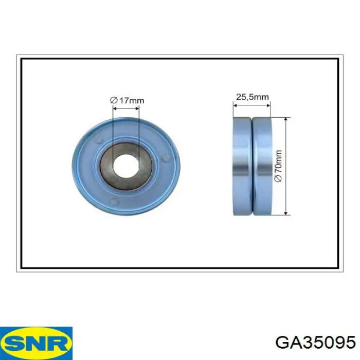 GA350.95 SNR натяжной ролик