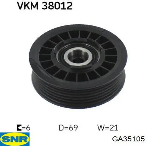 Ролик паразитный SNR GA35105