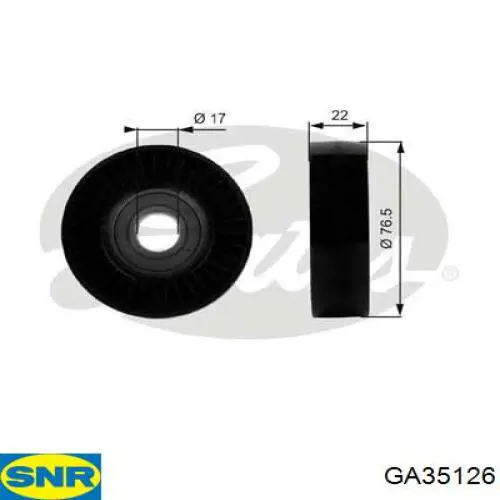 Натяжной ролик SNR GA35126 цена, от 13.66 USD