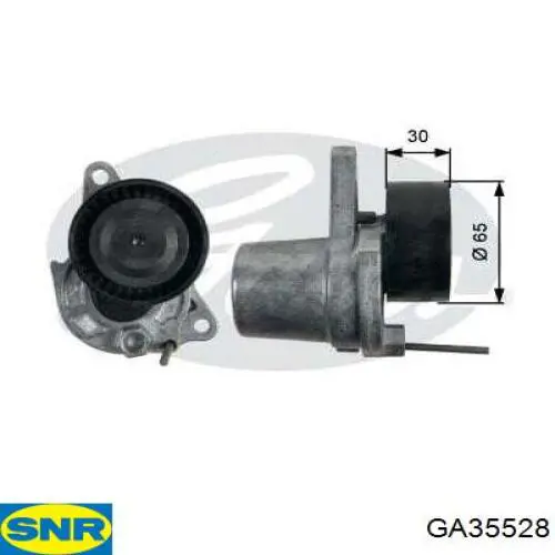 Роликовий модуль натяжителя ремня SNR GA35528 цена, от 69.00 USD