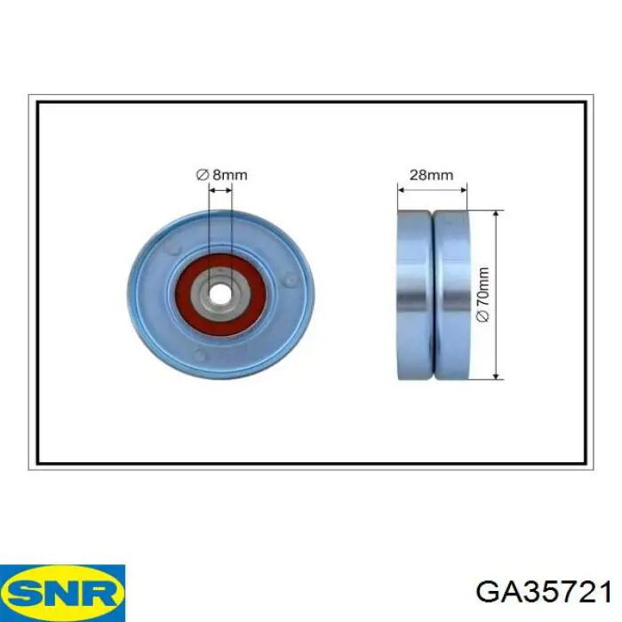 Натяжной ролик SNR GA35721 цена, от 19.98 USD
