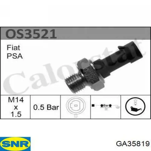 Купить GA35819 SNR Натяжной ролик
