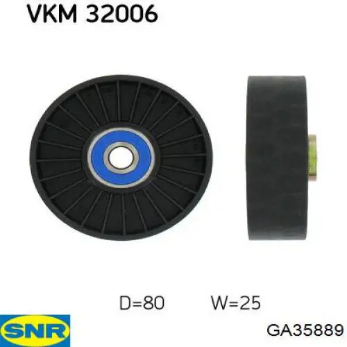 Паразитный ролик приводного ремня SNR GA35889 цена, от 16.39 USD