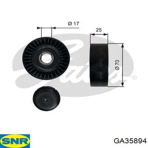 Натяжной ролик SNR GA35894 цена, от 12.05 USD