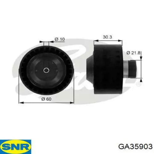 Купить GA35903 SNR Паразитный ролик