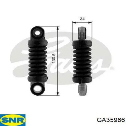 Роликовий модуль натяжителя ремня SNR GA35966 цена, от 28.82 USD